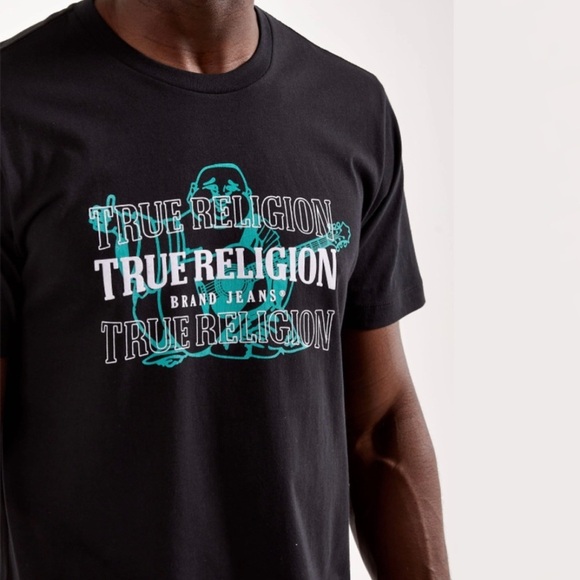 True Religion 3 Arch Buddha Tee NWT - Picture 2 of 7